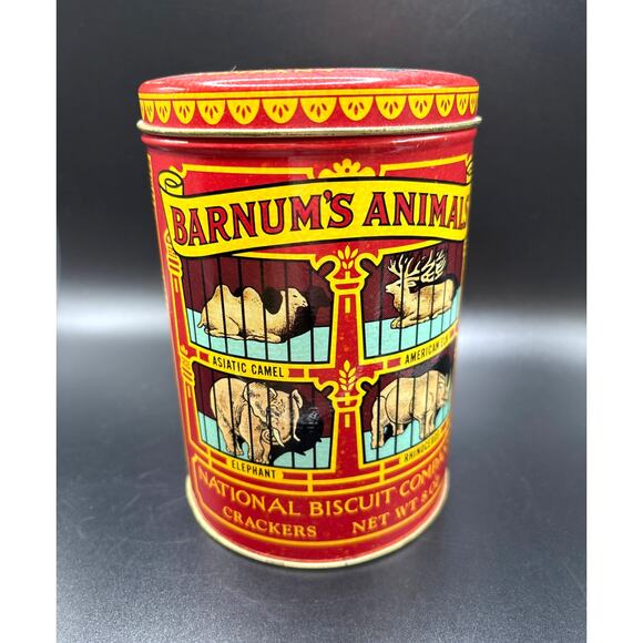 Vintage 1914 Replica Barnum's Animals Crackers National Biscuit Co. Tin Nabisco - Picture 1 of 8